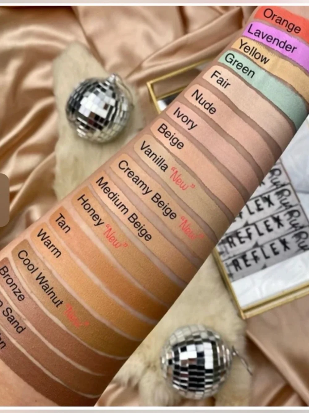 Rude Reflex Beige Built-in Brush Waterproof Corrector Concealer Smudge-Proof